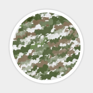 Camouflage Pattern 8, military camo pattern, hunting camo design Magnet